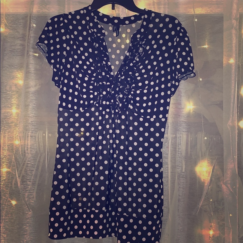 Polka dot top